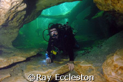 Diver at Blue Springs,Orange city FL. Camera D-200 Nikon by Ray Eccleston 